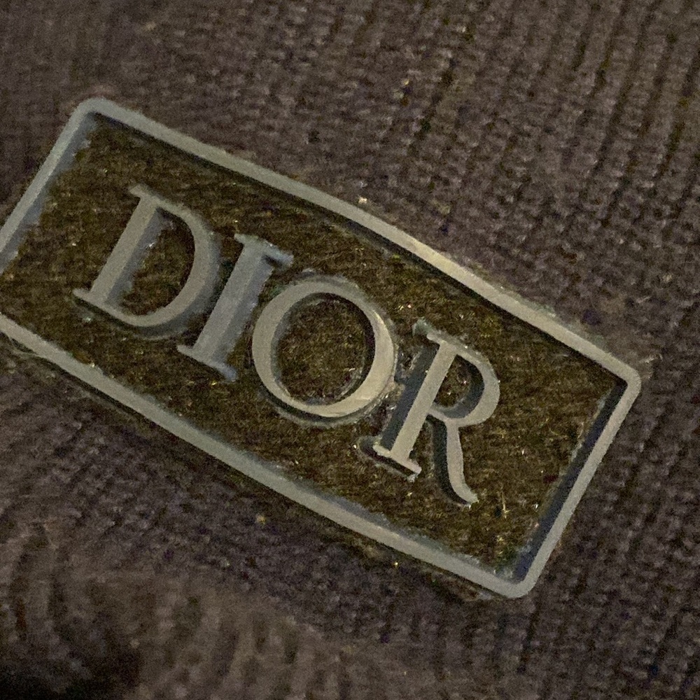 Dior Men's Dark Blue Wool Crewneck Sweater. Size 56